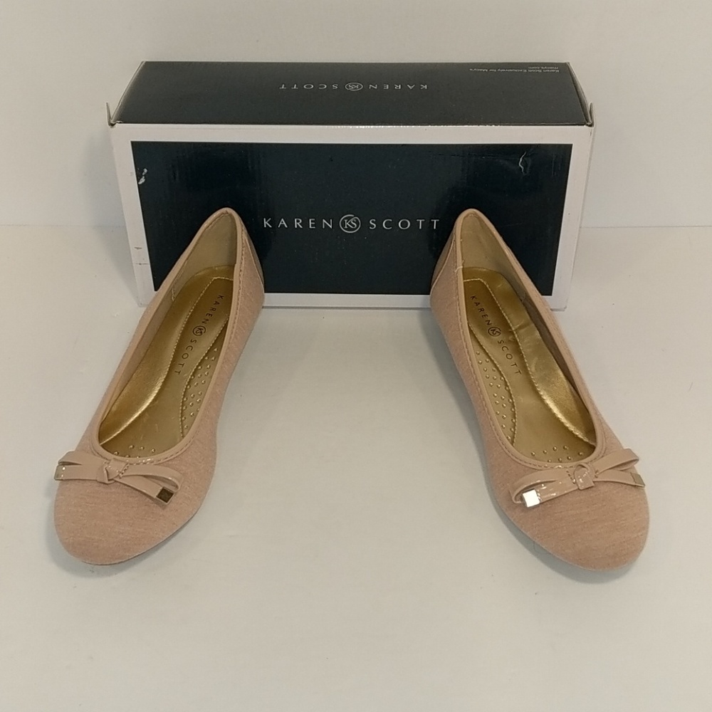 KAREN SCOTT WOMEN'S PIPPA FABRIC WEDGE PUMPS